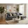 Home Affaire Eckcouch Cord 2-Sitzer Grau