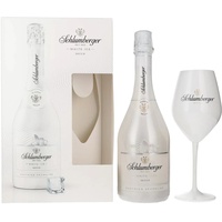 Schlumberger WHITE ICE Austrian Sparkling Secco 11,5% Vol. 0,75l in Geschenkbox mit Ritzenhof Glas