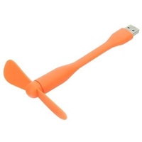 Omega Tragbarer Mini USB Ventilator Flexibel - Orange