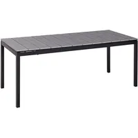 Beliani Tofane Gartentisch 198 x 90 x 77 cm