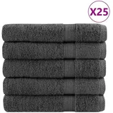 vidaXL SOLUND Handtuchset 25-tlg. Anthrazit