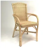 Frank Flechtwaren Sessel, Rattanstuhl Home