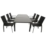 Freital Handels GmbH Garnitur 7-tlg. Schwarz