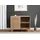 Mendler Kommode HWC-M39, Schrank Sideboard Highboard, Staufach, Kubu Rattan Holz Melamin, 67x80x38cm Eiche-Optik