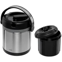 Emsa Mobility Speisegefäß edelstahl/schwarz 1,2 l