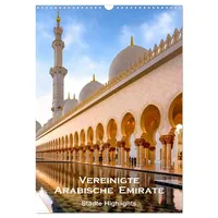 Calvendo Vereinigte Arabische Emirate - Städte Highlights (Wandkalender 2026