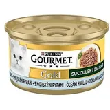 Gourmet Gold Sukkulente Köstlichkeiten mit Meeresfisch 85G