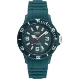 NEO watch Armbanduhr Kunststoff Petrol - N1-007