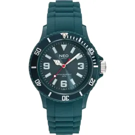 NEO watch Armbanduhr Kunststoff Petrol - N1-007