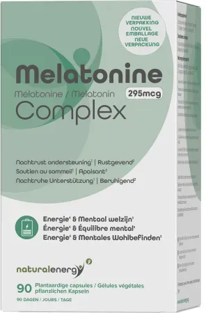 Natural Energy Melatonin Complex 295 MCG 90 Kapseln