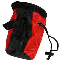 Buri Nylon-Futterbeutel Leckerlitasche 400 ml Rot/Schwarz