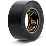 Defender EXA-TAPE-VALUE B 50 - Gewebeklebeband, Schwarz, glänzend, 50 mm x 50 m