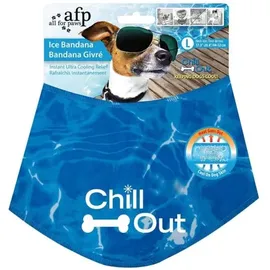 afp all for paws All for Paws Chill Out Ice Bandana- kühlendes Halstuch für Hunde - L