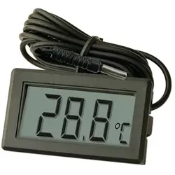 Thermometer Umgebungstemperatur max. 93° Schwarz