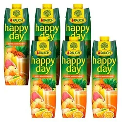 happy day Fruchtsaftkonzentrat Multivitamin 6x1,0 l