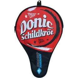 Donic-Schildkröt Tischtennis Schlägerhülle Trendline rot-schwarz Einheitsgröße