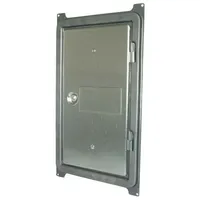 Marley Kamintür verzinkt 150 x 300 mm Edelstahl Silber