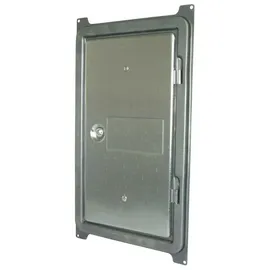 Marley Kamintür verzinkt 150 x 300 mm Edelstahl Silber