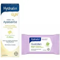 Hydralin® Gyn Crème Gel Apaisante + Quotidien Lingettes Douces Biodégradables Emballage(S) Combi 1 pc(s)