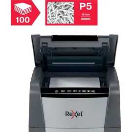 Rexel Optimum AutoFeed+ 100M Aktenvernichter mit Partikelschnitt