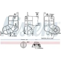 Nissens Ausgleichsbehälter, Kühlmittel [Hersteller-Nr. 996292