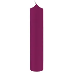 Kopschitz Kerzen 6 Altar Kerzen Brombeere 25 x 6 cm im XXL Format
