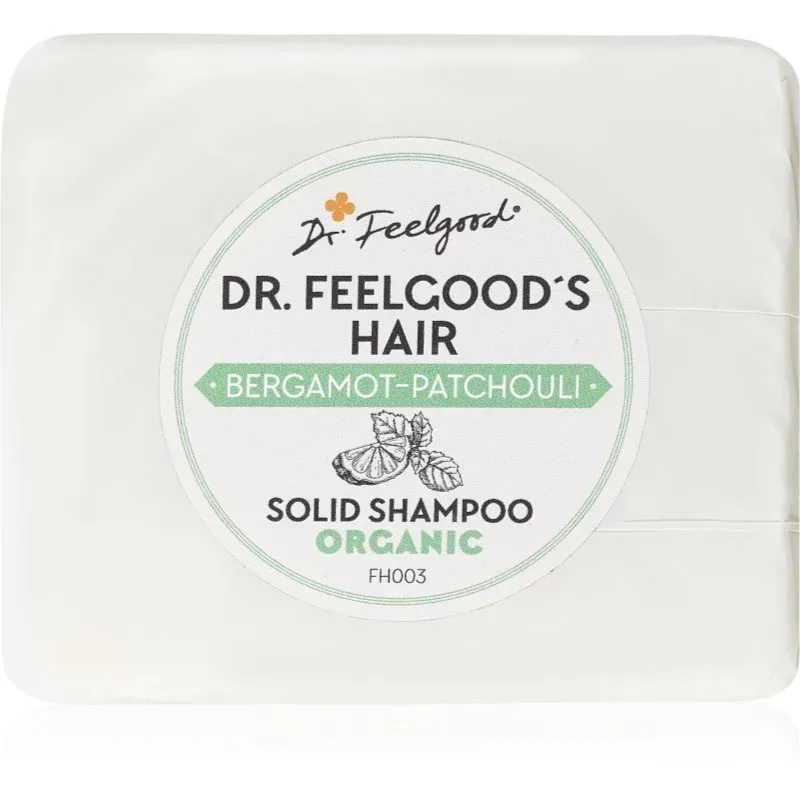 Dr. Feelgood Bergamot-Patchouli Organisches Shampoo als Waschstück 100 g