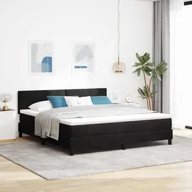 vidaXL Boxspringbett 180 x 200 cm Schwarz