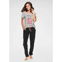 Peanuts Pyjama 2 tlg. mit Snoopy-Print bunt