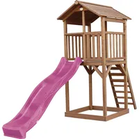 Axi Beach Tower Spielturm Braun | Sandkasten violett Junior