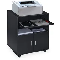 Relaxdays Rollcontainer 60 x 48 x 74 cm schwarz