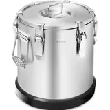 Royal Catering Thermobehälter Edelstahl - 15 L - - Gummiboden