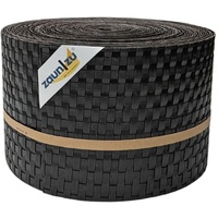 zaunzu® zaun zu® Sichtschutz Rattan PE für Doppelstabmatten Dunkelbraun 26m