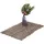 Relaxdays Jute Teppichläufer 60 x 90 cm Beige/Schwarz