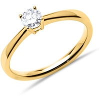 Ring aus 750er Gold mit Brillant 0,25 ct.