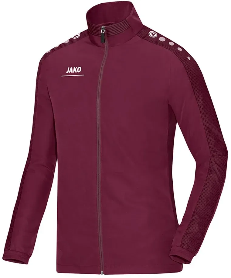 JAKO Präsentationsjacke Striker Maroon S - Farbe:Maroon$Größe:S