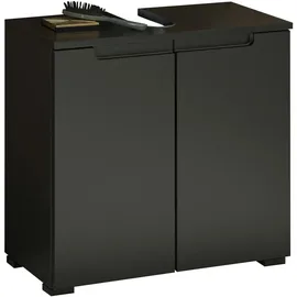 Stella Trading Waschbeckenunterschrank 60 x 57,5 x 32 cm Schwarz matt