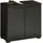 Stella Trading Waschbeckenunterschrank 60 x 57,5 x 32 cm Schwarz matt
