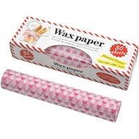 Pinsheng 50 Blätter Lebensmittelpapier, Bienenwachstücher Lebensmittelpapier, Wachstücher für Sandwich Brot Hamburger Snacks(25 * 21cm)