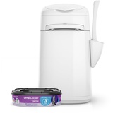 Litter Genie LitterLocker by Litter Genie, DAS ORIGINAL, Katzenstreu-Eimer, 50% ergiebiger, erspart den täglichen Gang zum Mülleimer