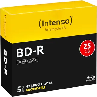 Intenso BD-R 25GB 4x 5er Jewelcase
