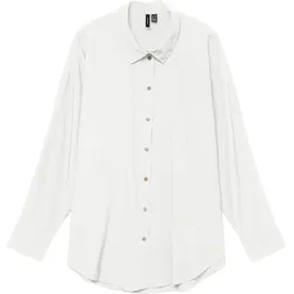 Vero Moda VMNORA LS OVERSIZE SHIRT WVN GA NOOS Weiß S