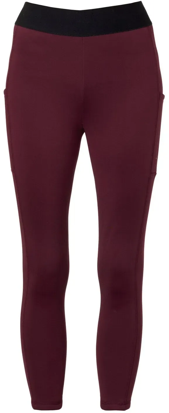 RIDE now Thermo-Reitleggings mit Grip-Halbbesatz mulberry 72