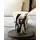 BAOBAB Stones Marble Duftkerze 24 cm schwarz