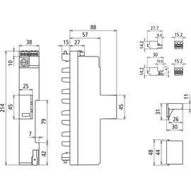 Dehn Kombi-Ableiter DSH ZP B2 SG TNC 255