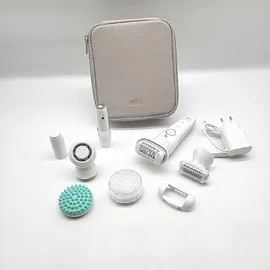 Braun Silk-épil 9 SkinSpa 9-381 Weiß/Silber