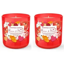 Dekohelden24 Duftkerze 150 g rot