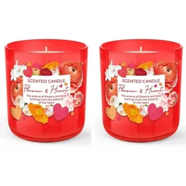 Dekohelden24 Duftkerze 150 g rot