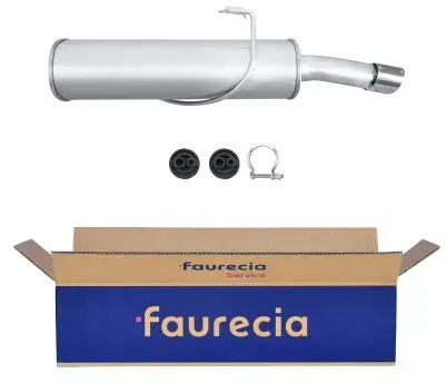 HELLA Endschalldämpfer 8ld366032351 hinten für Citroën/Peugeot