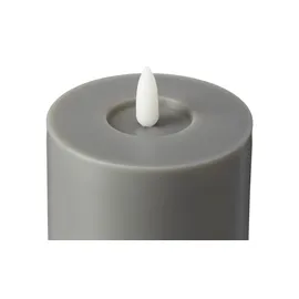 Möbel Kraft LED Kerze 12,3 cm grau